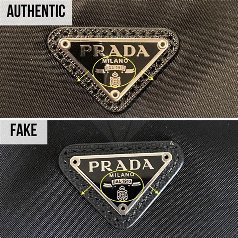 how to spot fake prada handbag|prada first copy.